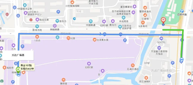 宁波火车站到鄞州万达广场有地铁没（离鄞州万达最近地铁站）1