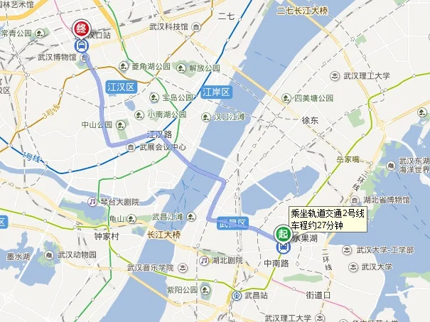 有谁知道地铁二号线洪山广场站到汉口火车站要多长时间（汉口火车站到洪山广场地铁站要多长时间）