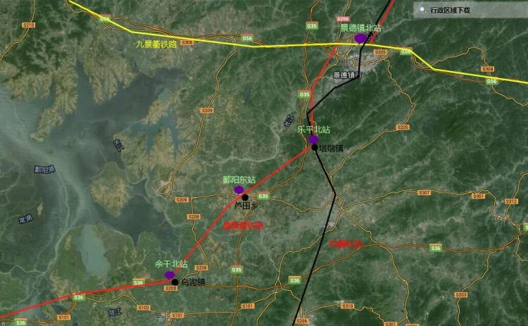 昌景黄高铁全长多少公里一共设多少个站点（军山湖高铁站设立地点）2