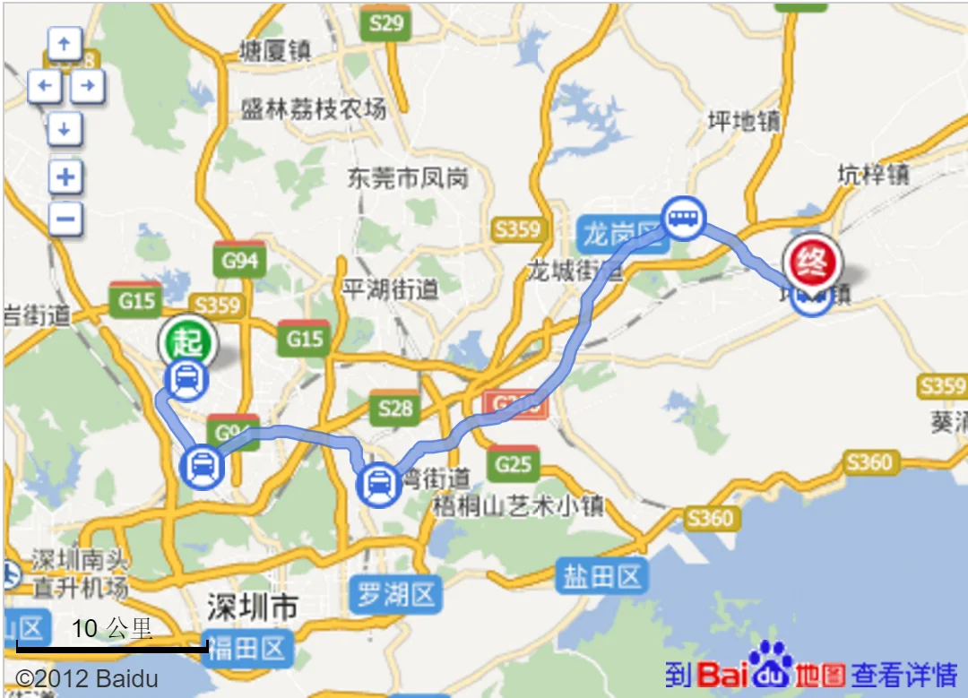 深圳龙华有到坪山的地铁吗(坪山到龙华地铁站多远)1