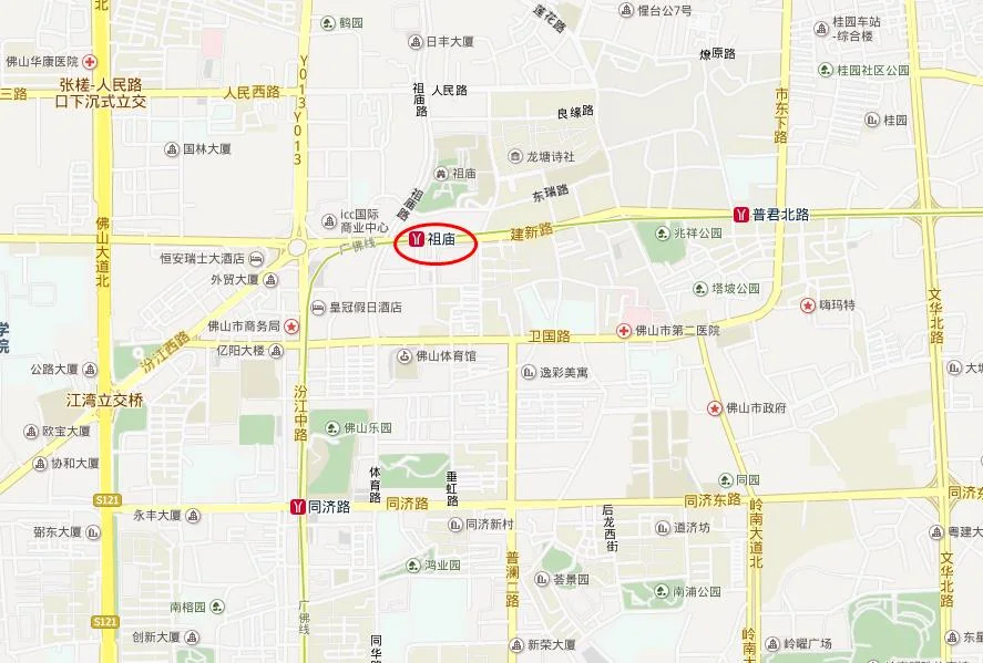 佛山祖庙地铁到广州番禺广场地铁站(祖庙地铁到嘉州广场)1