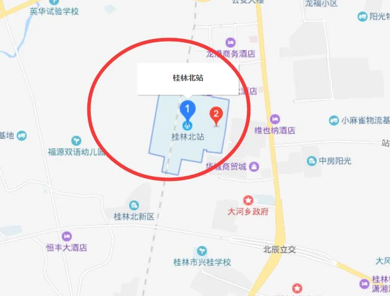 桂林高铁站有北站桂林西站都分别在哪里（桂林的高铁）