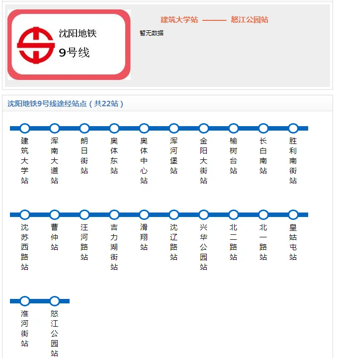 沈阳地铁九号线吉利湖街站点出口位置在哪（沈阳地铁9号线的出口）2