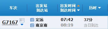 g7791高铁时刻表查询（定远到徐州的高铁时表）2