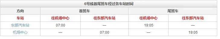 昆明市地铁6号线早上几点开始运行（昆明地铁6号线时间表最早班）4