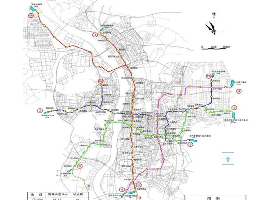 长沙地铁总规划图(长沙轨道交通示意图)5