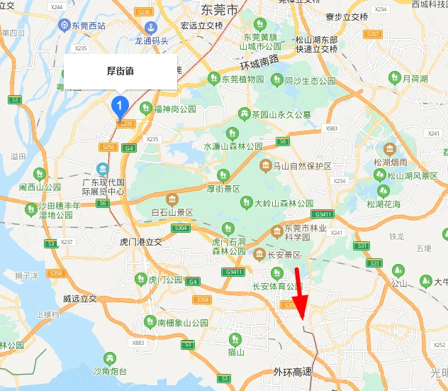 东莞厚街已开通的地铁站是在哪里叫什么站点厚街最近地铁站在那里里（厚街地铁出口）2