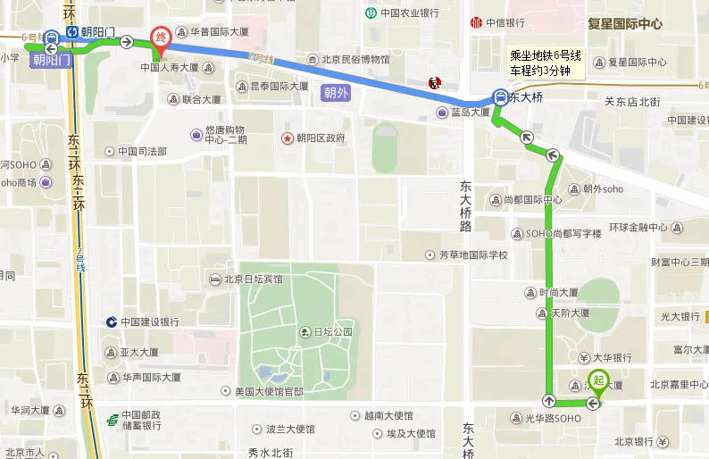 朝阳门费丰联广场坐地铁哪站下 哪个出口（丰联广场地铁）