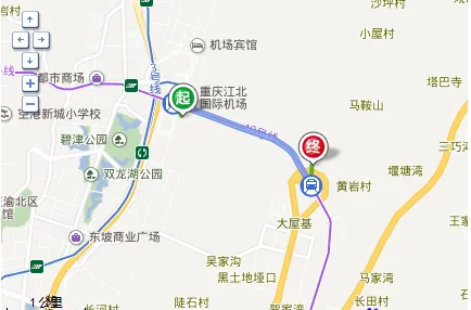 重庆江北机场T3航站楼离轻轨3号线（重庆机场t3到t2地铁）2