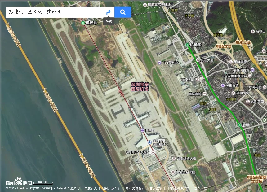 深圳宝安机场 在哪个地铁站下（深圳机场地铁站附近大河大桥）4