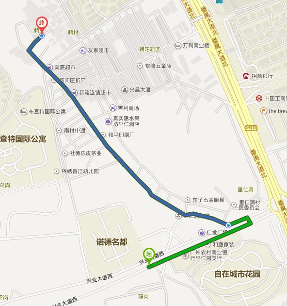 广州地铁18号线的站点（番禺鹤庄地铁站）