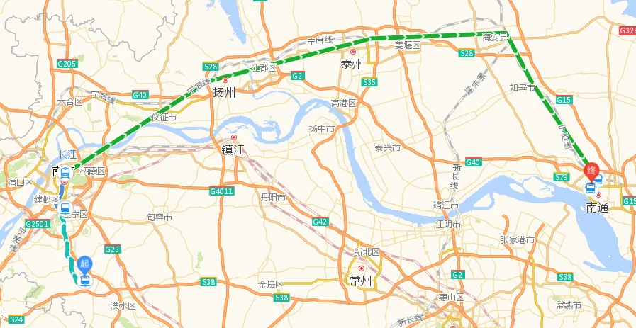 去南京站乘坐南京到南通的动车(南京到南通地铁)