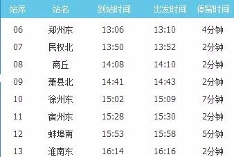 郑州到合肥的高铁多少钱(郑州合肥高铁)2