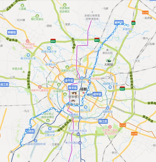 成都3号地铁在哪转2号线（成都地铁3号怎么走）2