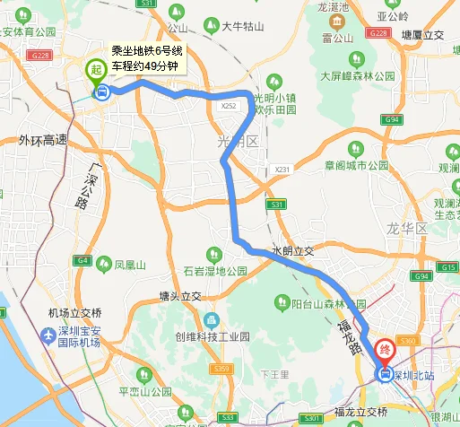 深圳地铁6号线石岩到深圳北站要多久（深圳地铁六号线从松岗到深圳北多长时间）2