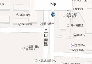 请问苏州地铁一号线（木渎地铁站公交车）3