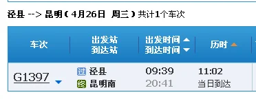 厦门到昆明的高铁都经过哪些站点（泾县到昆明的高铁路线）5