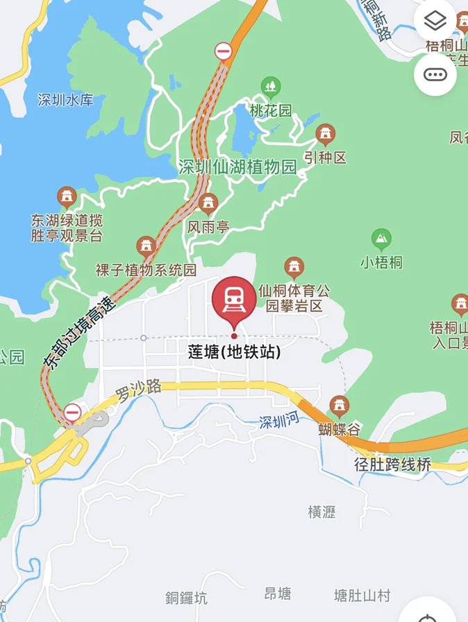深圳罗湖区的地铁站在哪里（罗湖莲塘地铁站）3