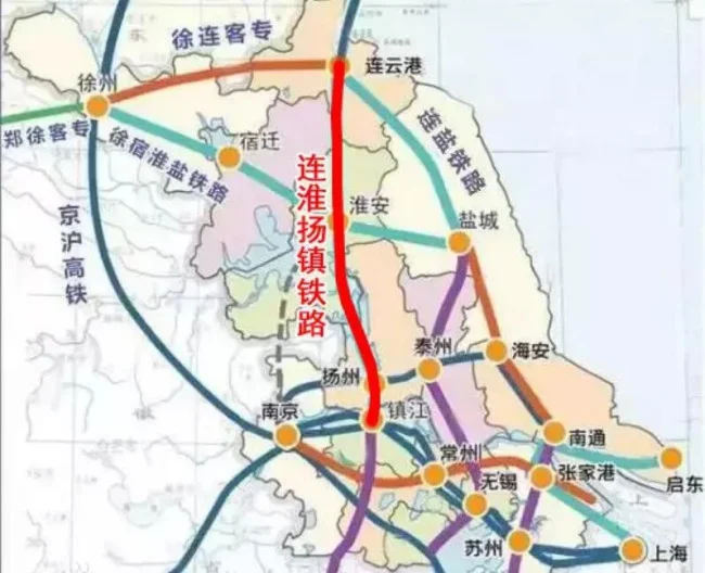 连淮扬镇铁路扬州段什么时候通车(连淮扬镇铁路南段淮镇段)3