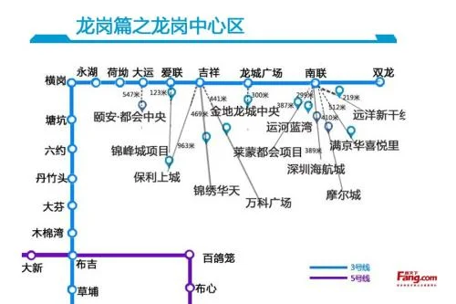 深圳宝安到龙岗地铁线路图（深圳龙岗坂田地铁线路图）2