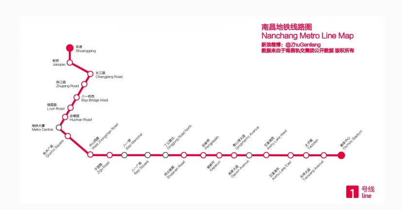 南昌地铁1号线晚上八一广场站是几点到（南昌地铁一趟要多久时间）
