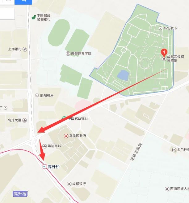 成都东站到武侯祠地铁(离武侯祠最近的地铁线)3