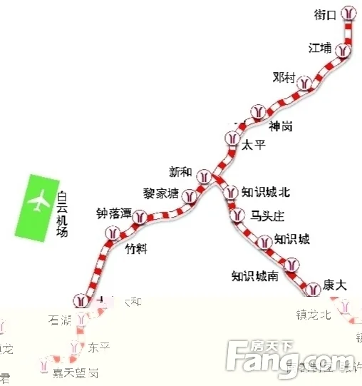 广州14号地铁线线路（广州地铁14号线三期期站点）4