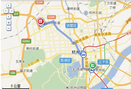 杭州地铁一号线途径哪几站（杭州站到较场路地铁）2