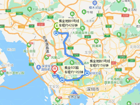 深圳宝安公明汽车站离哪个地铁口近（深圳碧头地铁站到公明广场站）1