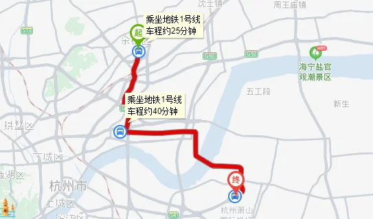 杭州地铁1号线到机场有几个站点(杭州地铁那号线离机场)1