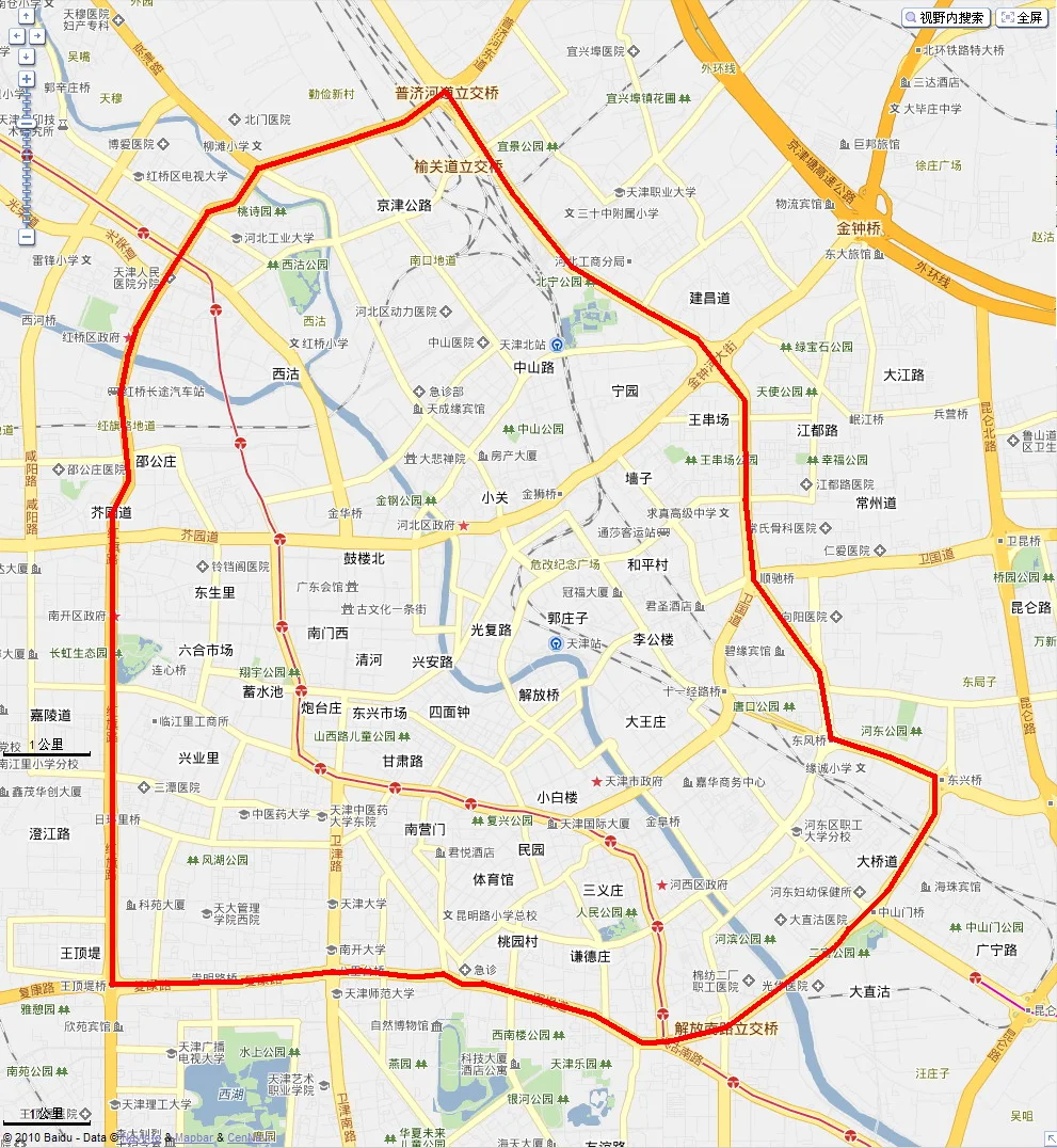 天津哪个地铁站不限号（天津外环线地铁）3