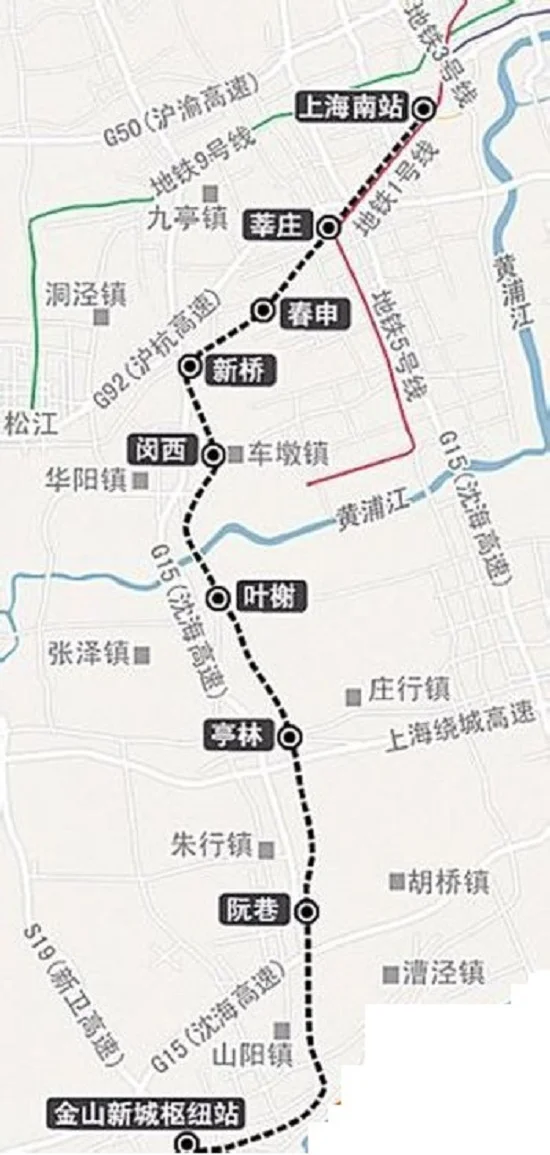 上海地铁共有几条线路包括在建的（上海轨道交通局域线）1