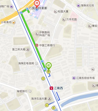 到广州的万国广场坐几号地铁到哪个站的哪个出口比较近（广州海珠万国广场地铁）