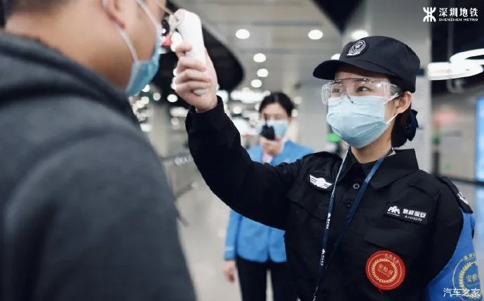 深圳地铁集团已在全线网各地铁站进行乘客体温监测（深圳地铁咳嗽）2