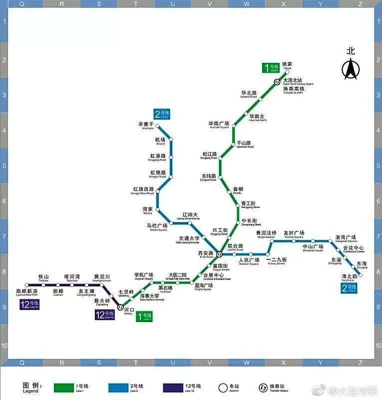 大连地铁12号线时间表在哪（12号线大连地铁线路图）