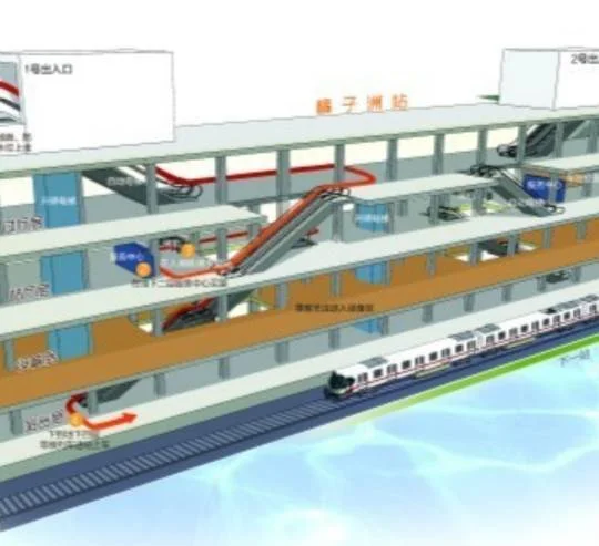 长沙橘子洲去五一广场坐地铁几号线(橘子州地铁站)2