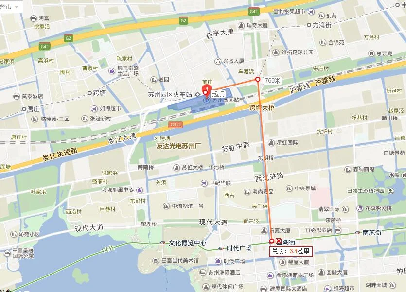 苏州地铁一、二号线各有几站(苏州园区有几条地铁站)