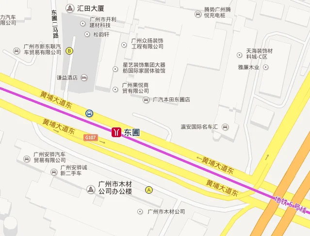 地铁车陂站哪个出口靠近东圃BRT（东圃地铁b出口叫什么）