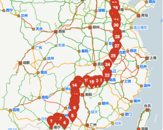 铁路线路图(兴义至永州铁路线路图)3