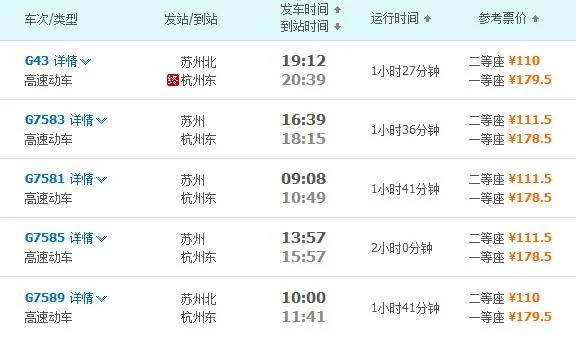 苏州有高铁到杭州吗到哪坐车可以到西湖（苏州到浙江高铁）4