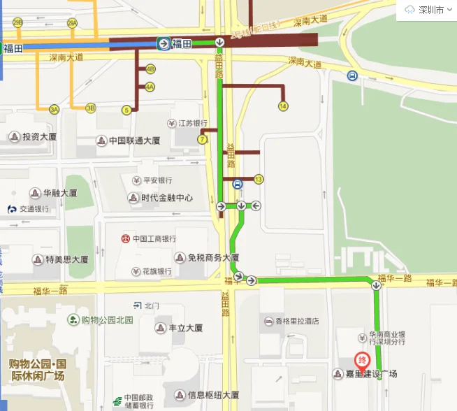 福田地铁站是几号线（福田地铁站离嘉里）3