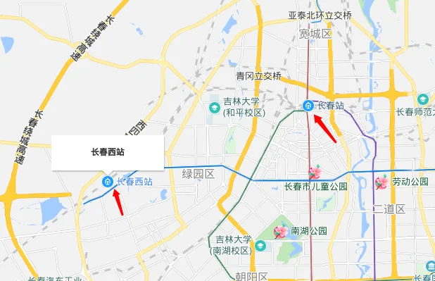 长春高铁站和火车站在一起吗（长春高铁站在哪里）