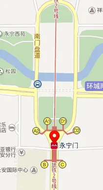 离西安南门最近的地铁一号线在什么地方（西安南门地铁口）2