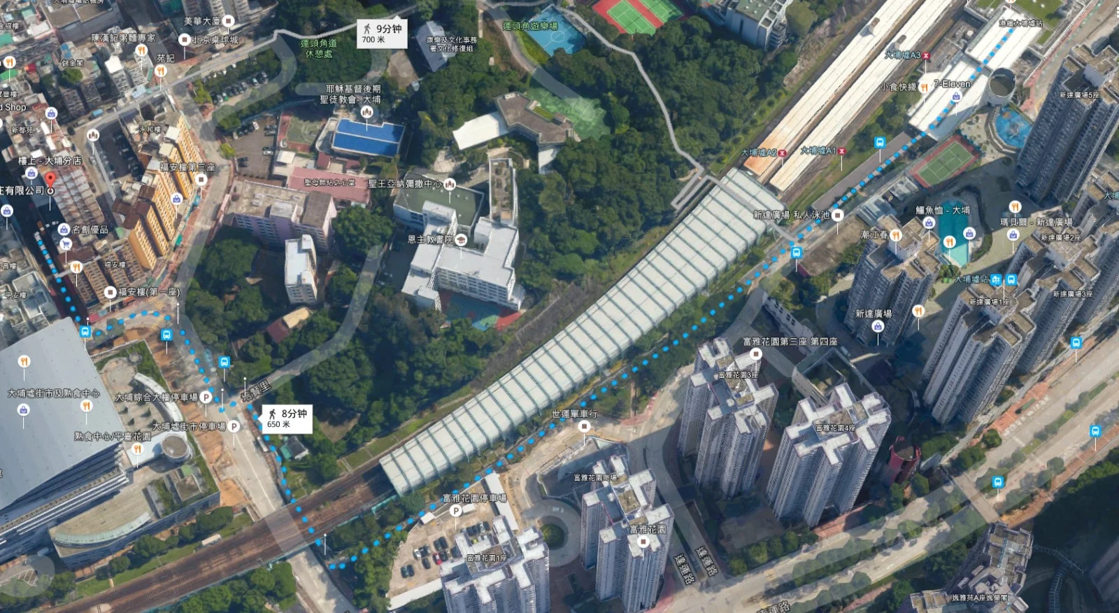 天水围地铁站到大埔墟地铁站怎么走（大埔墟地铁站a出口）3