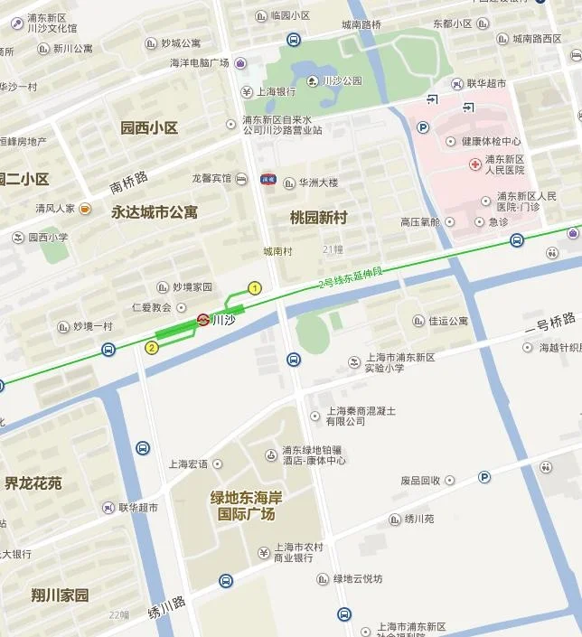 上海地铁七号线哪一站最繁华（川沙地铁站附近商圈）