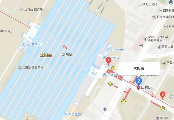 沈阳站地铁口位置（沈阳站地铁口在那个广场）1