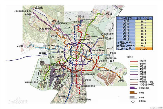 成都地铁那一年开始建成的(关于成都地铁的由来)2