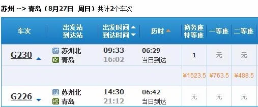 苏州去青岛火车怎么坐（苏州到青岛高铁）2