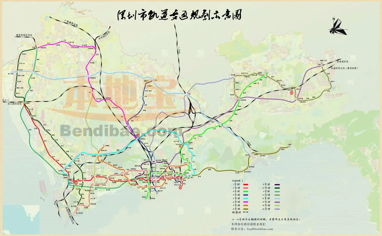 深圳现在有地铁在建设中吗计划中的有哪些地铁（深圳最近地铁放的）3