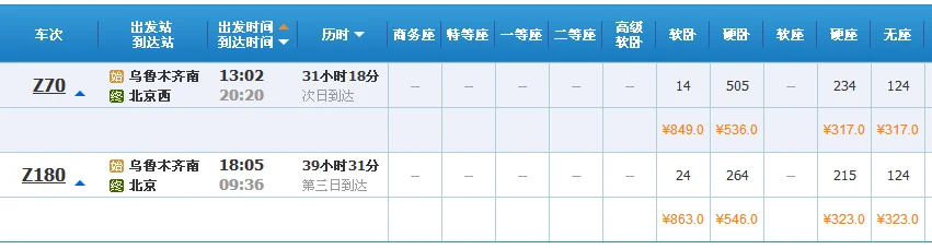 诸位传说乌鲁木齐—北京通高铁十多个小时靠谱吗啥时候可以实现啊（乌鲁木齐到北京的高铁）3